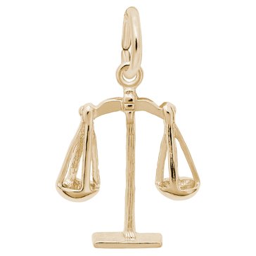 Rembrandt Charms Scales of Justice Charm