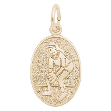 Rembrandt Charms Female Softball Charm