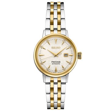 Seiko Women's Presage Sterling Silver Automatic Watch