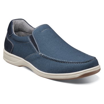 Florsheim Men's Lakeside Canvas Moc Toe Slip-on Shoe