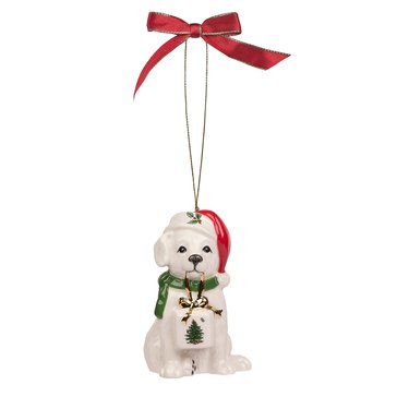 Spode Christmas Dog Ornament