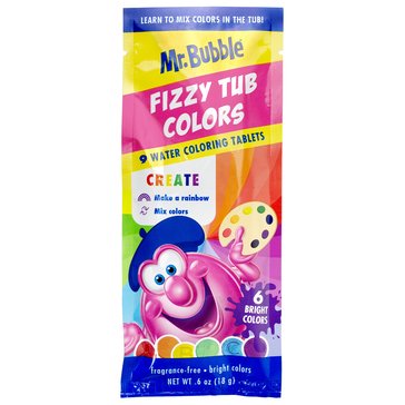 Mr.Bubble Fizzy Tub Colors Packet