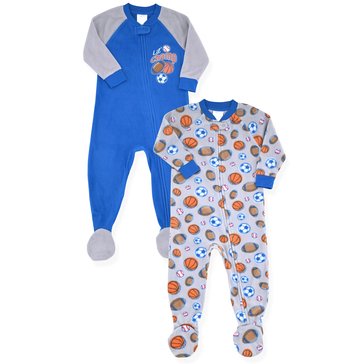 Sleep On It Baby Boys Champ Blanket Sleepers 2-Pack