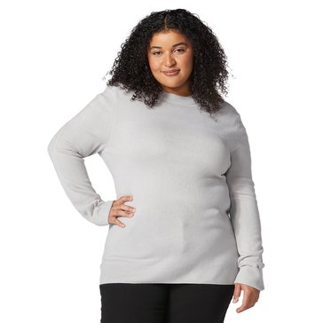 Yarn & Sea Women's Long Sleeve Marled Sweater (Plus Size)