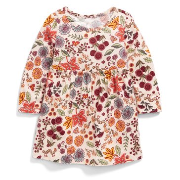 Old Navy Baby Girls Long Sleeve Printed Dress