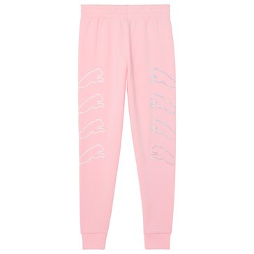 Puma Big Girls Fleece Joggers