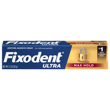 Fixodent Ultra Max Hold Secure Denture Adhesive