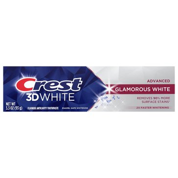 Crest 3D White Advanced Glamorous White Teeth Whitening Toothpaste