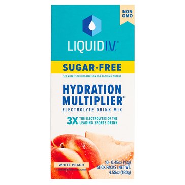 Liquid I.V. Sugar Free Hydration Multiplier Electrolyte Drink Mix, 15-servings