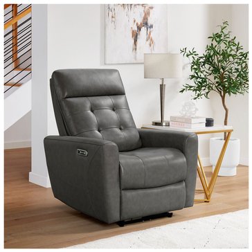 All Star Power Leather Recliner