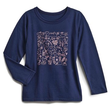 Liberty And Valor Big Girls Camp Graphic Tees
