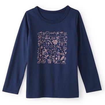 Liberty And Valor Little Girls Graphic Tee