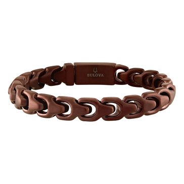 Bulova Men's Link Stainless Steel Bracelet