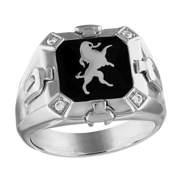 Bulova Men's Crest of Bohemia 1/6 cttw Diamond Ring