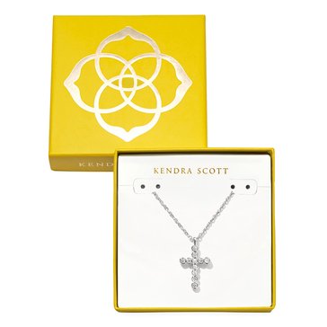 Kendra Scott Cross Crystal Pendant Boxed Necklace
