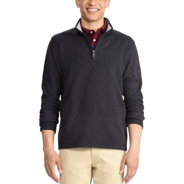 IZOD Men's Long Sleeve Quarter Zip Sweater Fleece SEPT 