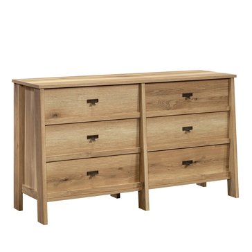 Sauder Trestle 6-Drawer Dresser