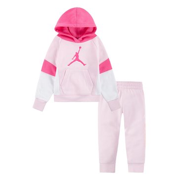 Jordan Toddler Girls Stacked Fleece Hoodie Sets