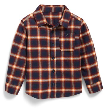 Old Navy Toddler Boys Long Sleeve Flannel Top