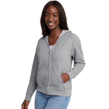Hanes Women's  Eco Full Zip Hooded Sweatshirt