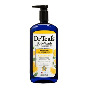 Dr Teals Prebiotic Lemon Balm With Sage Thyme Essential Oils Body Wash