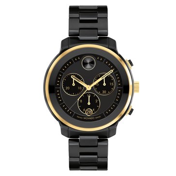 Movado Women's Bold Verso Chronograph Ceramic Bracelet Watch