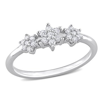 Sofia B 1/5 cttw Diamond Floral Ring