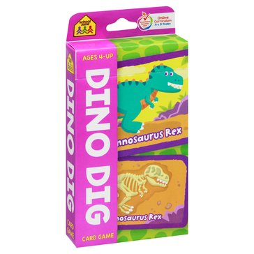 School Zone Dino Dig Flash Card