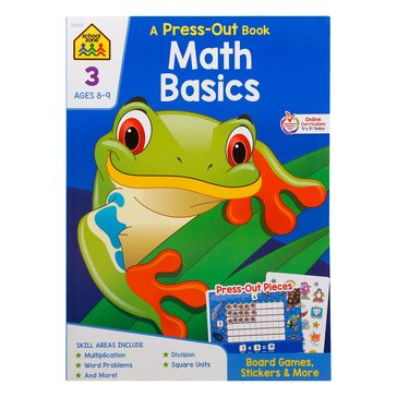 School Zone Math 3 Workbook