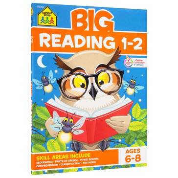 School Zone Reading 1-2 Big Workbook