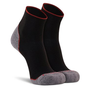 Fox River Men's Base Camp 2.0 Lightweight Merino Blend Quarter Crew Socks