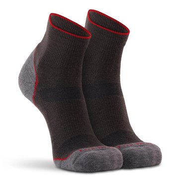 Fox River Men's Base Camp 2.0 Lightweight Merino Blend Quarter Crew Socks