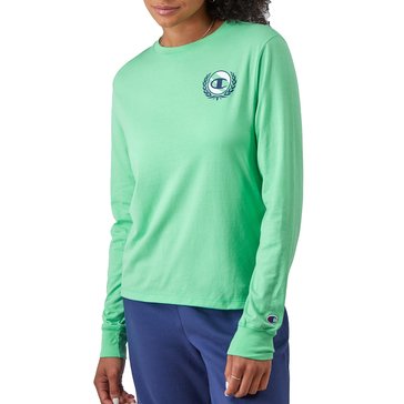 Champion Women's Long Sleeve Classic Collegiate Tee 