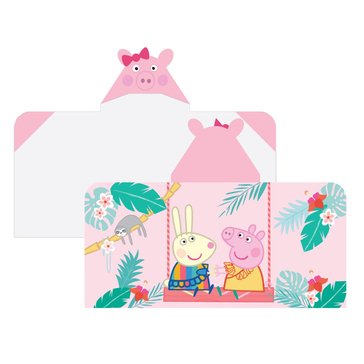 Peppa PigHappy With Friends Hooded Towel Wrap