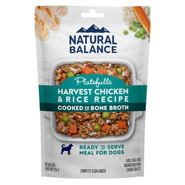 Natural Balance Platefuls Harvest Chicken And Rice Recipe Wet Dog Food