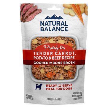 Natural Balance Platefuls Tender Carrot Potato And Beef Recipe Wet Dog Food