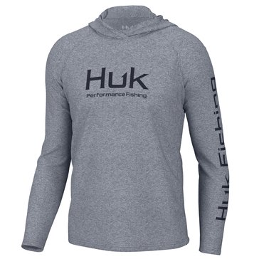 Huk Men's Pursuit Long Sleeve Pullover Hoodie Shirt