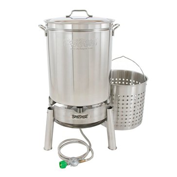 Bayou Classic 62-qt Stainless Steam Boil Cooker Kit