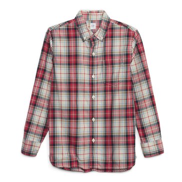 Gap Big Boys' Long Sleeve Poplin Shirt