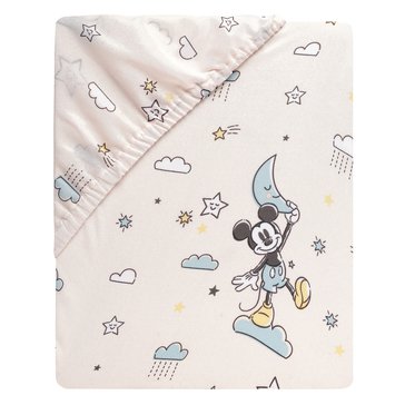 Disney x Mickey Mouse Moonlight Fitted Crib Sheet