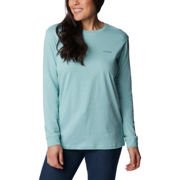 Columbia Women North Cascades Back Graphic Long Sleeve Tee