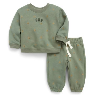 Gap baby Boys' Fleece Logo Novelty Set
