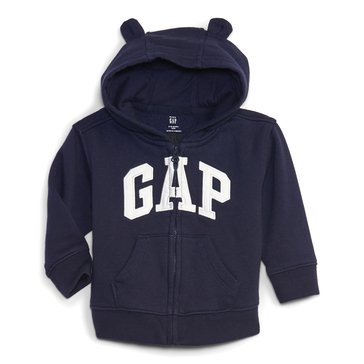 Gap Baby Boys' Fleece Logo Zip Hoodie
