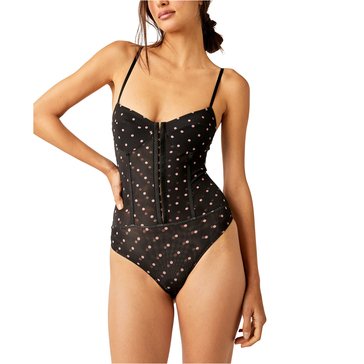 Free People Women's Printed Night Rhythm Corset Body Suit