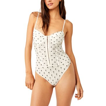 Free People Women's Printed Night Rhythm Corset Body Suit