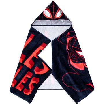 Marvel Spiderman Miles Hooded Towel