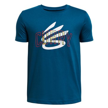 Under Armour Big Boys' Curry Logo Tee