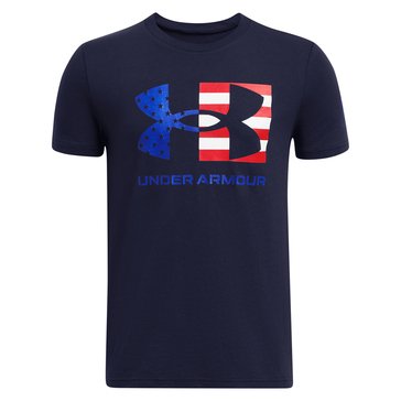 Under Armour Big Boys' Freedom Chest Flag Tee