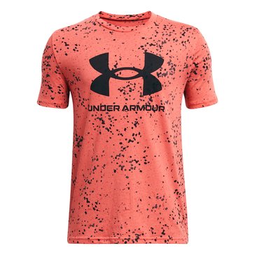 Under Armour Big Boys' Sportstyle Logo Print Short Sleeve Tee