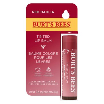 Burts Bees Red Dahlia Blister Tinted Lip Balm